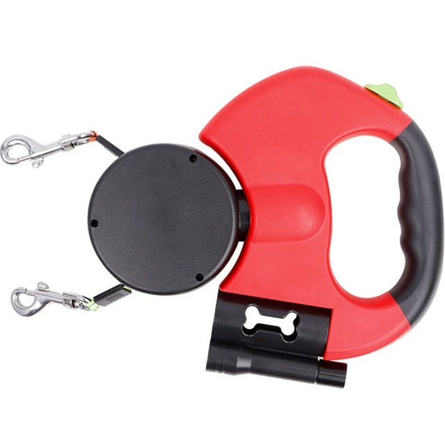 Automatic Dual Retractable Dog Leash - Premium  from Shoponeer - Just $44.80! Shop now at Shoponeer