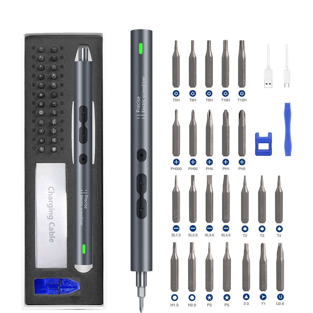 Electric Screwdriver Set Repair Power Tools - Premium  from Shoponeer - Just $46.61! Shop now at Shoponeer