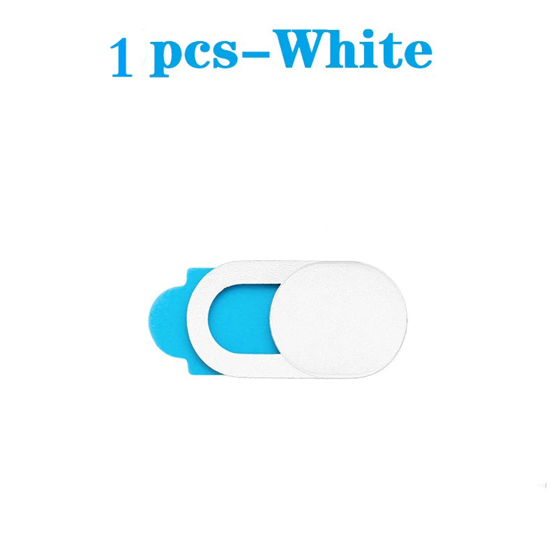 White and blue circular object on a white background with text '1 pcs-White'.