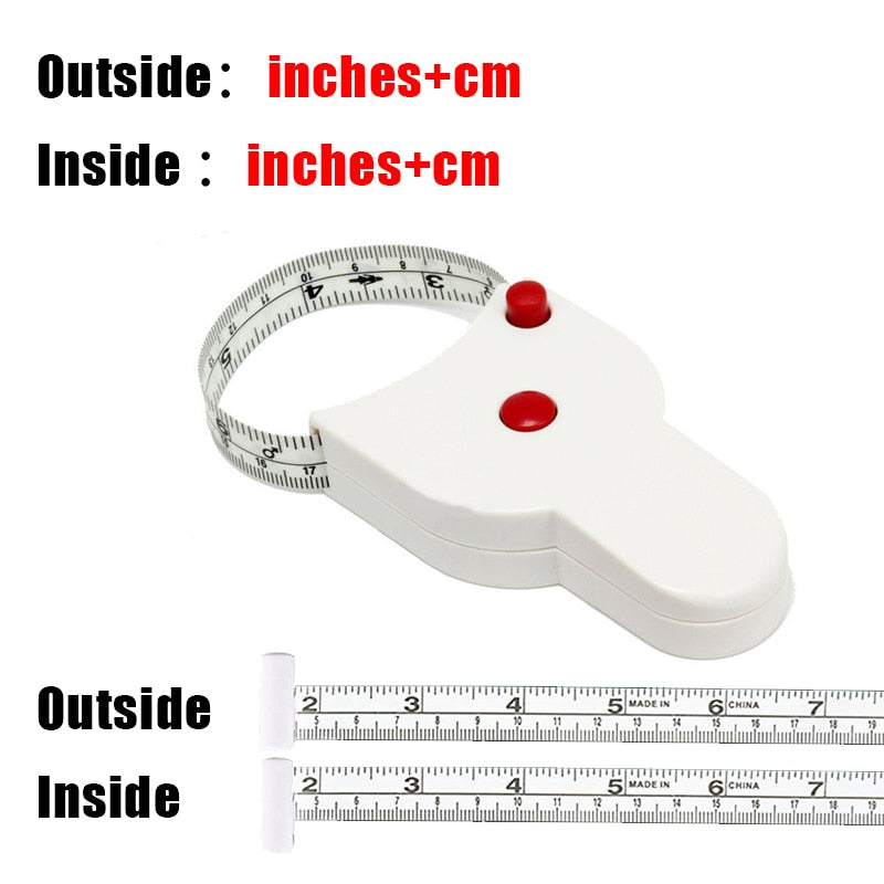 Retractable Body Tape Measure - Premium  from Shoponeer - Just $12.50! Shop now at Shoponeer