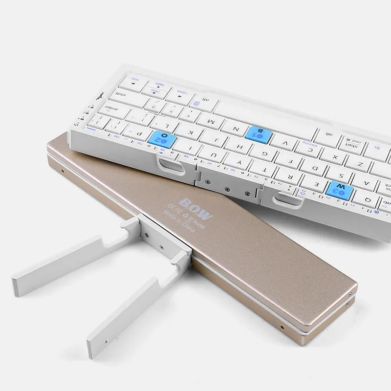 Foldable Bluetooth Wireless Keyboard - Premium  from Shoponeer - Just $75! Shop now at Shoponeer