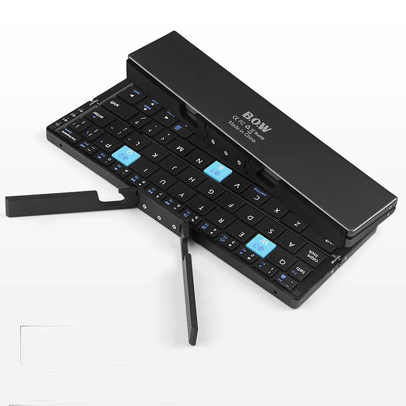 Foldable Bluetooth Wireless Keyboard - Premium  from Shoponeer - Just $75! Shop now at Shoponeer