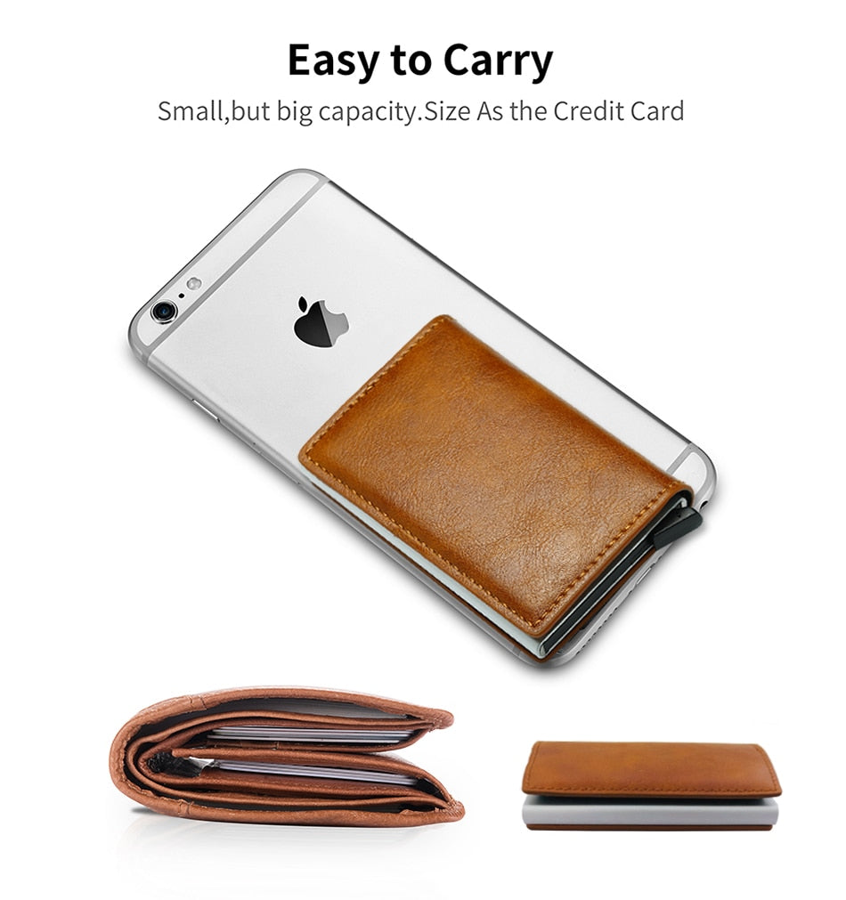 RFID Blocking Protected Credit Card Holder - Premium  from Shoponeer - Just $18.99! Shop now at Shoponeer