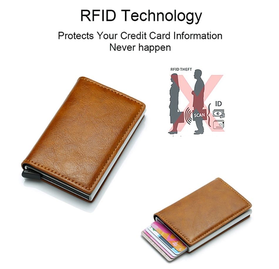 RFID Blocking Protected Credit Card Holder