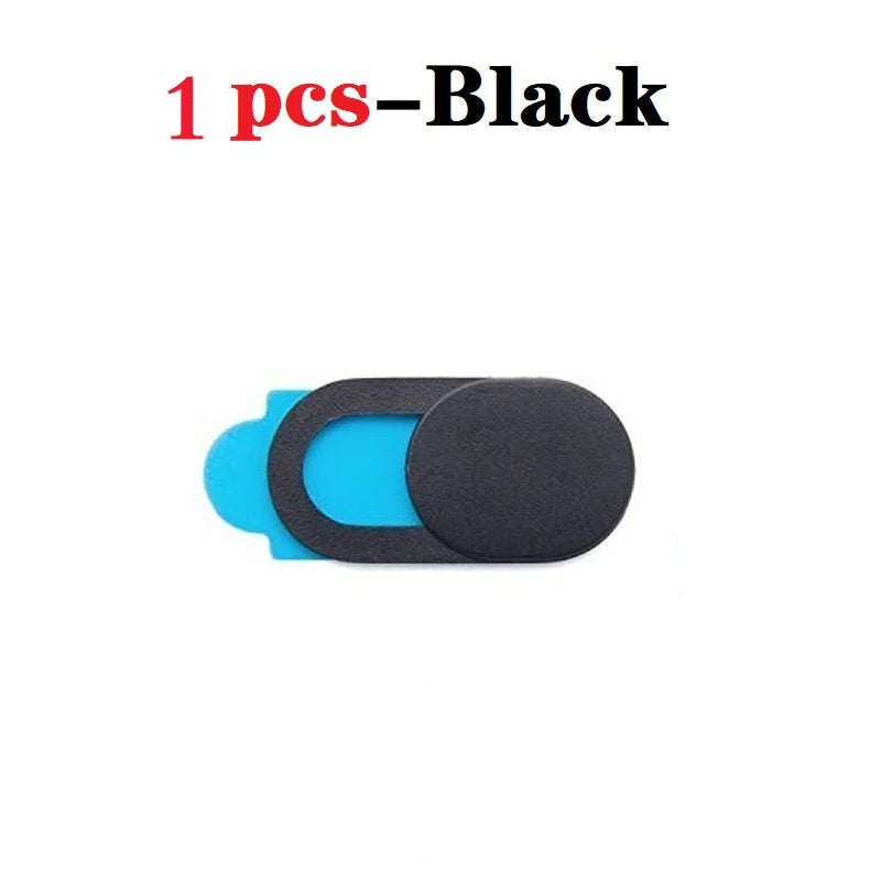 Black adhesive patch with blue backing on a white background