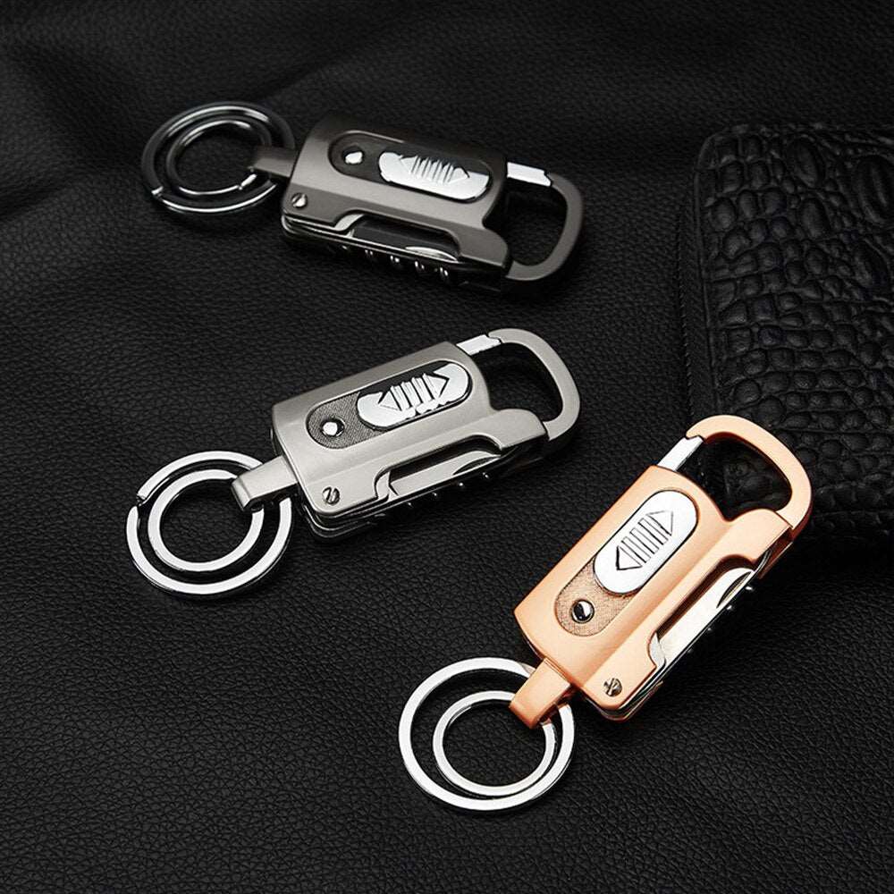 Electronic Multifunctional Metal Windproof Lighter - Premium  from Shoponeer - Just $24.98! Shop now at Shoponeer