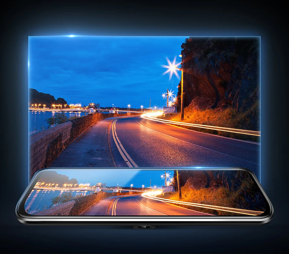 12-Inch WiFi Mirror Dash Cam – Dual Camera Front and Rear with Touch Screen and Night Vision
