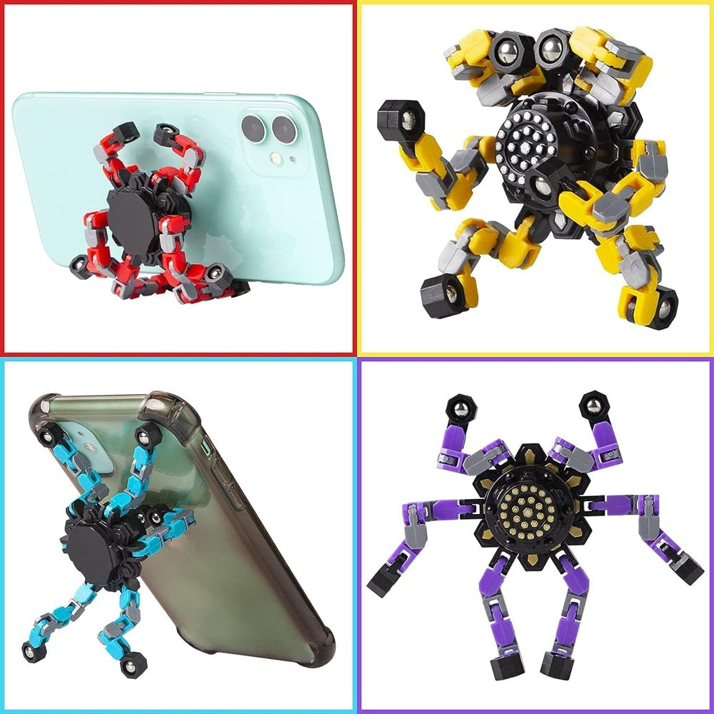 4PCS Transformable Fidget Spinners - Premium  from Shoponeer - Just $13.99! Shop now at Shoponeer