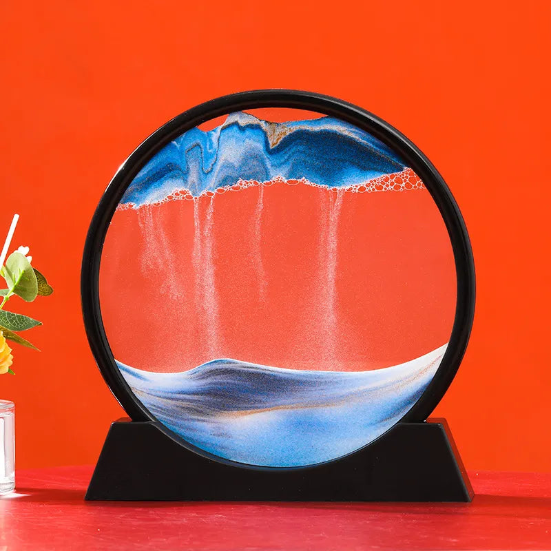 3D Moving Sand Art Hourglass Deep Sea Sandscape - Premium  from Shoponeer - Just $29.99! Shop now at Shoponeer