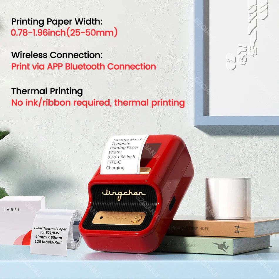 Niimbot Wireless Label Printer - Premium  from Shoponeer - Just $35.99! Shop now at Shoponeer