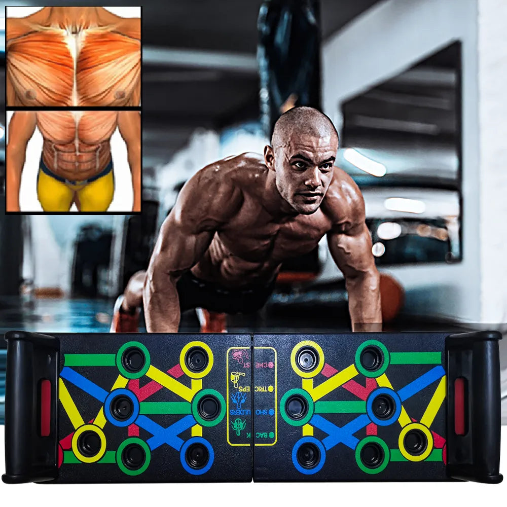 14 in 1 Push-Up Board - Premium  from Shoponeer - Just $29.99! Shop now at Shoponeer