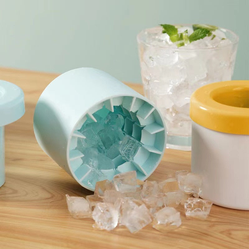 Silicone Mould Ice Cube Maker - Premium  from Shoponeer - Just $15.00! Shop now at Shoponeer