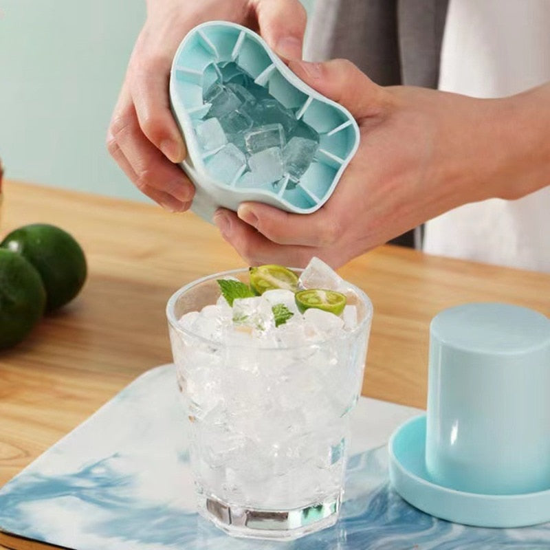 Silicone Mould Ice Cube Maker - Premium  from Shoponeer - Just $15.00! Shop now at Shoponeer