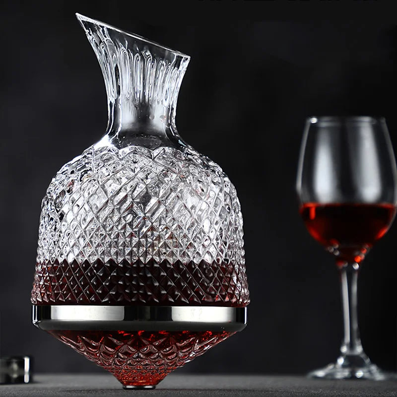 High Grade Spinning Wine Decanter - Premium  from Shoponeer - Just $48.99! Shop now at Shoponeer