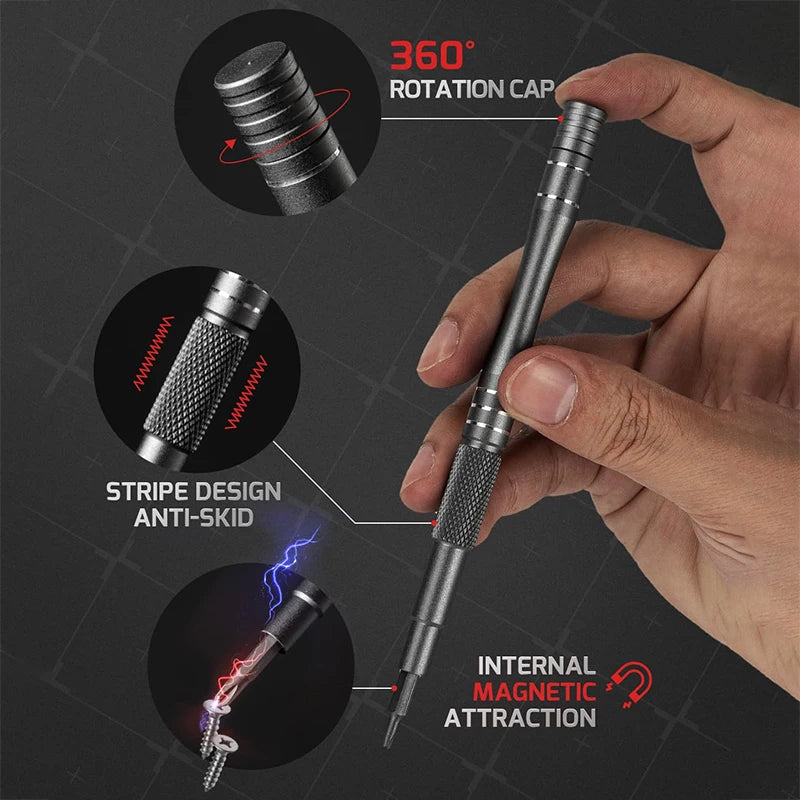 128-in-1 Precision Screwdriver Set – Magnetic Bit Kit for Electronics and Repair