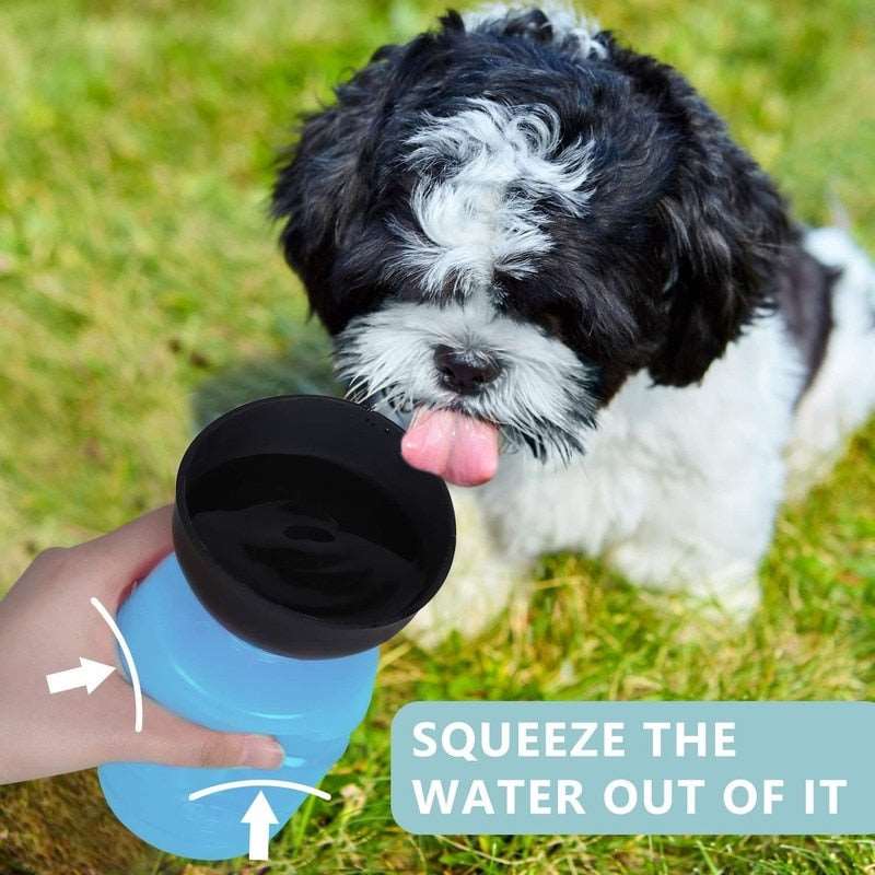 2-in-1 Foldable Bowl Portable Dog Water Bottle - Premium  from Shoponeer - Just $19.99! Shop now at Shoponeer