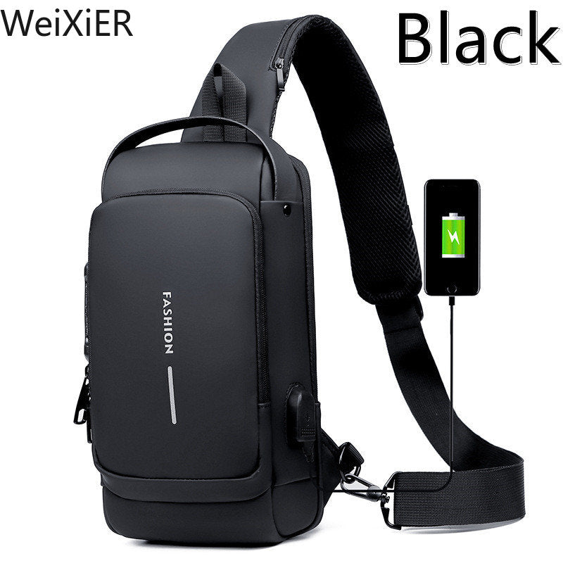 Anti Theft Crossbody Sling Backpack - Premium  from Shoponeer - Just $24.99! Shop now at Shoponeer