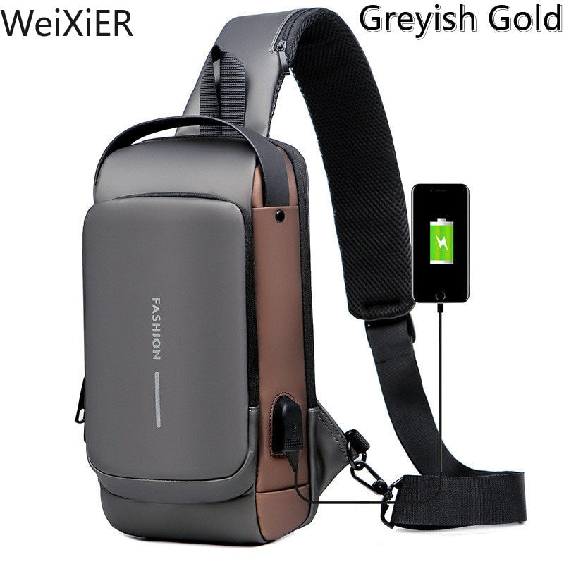 Anti Theft Crossbody Sling Backpack