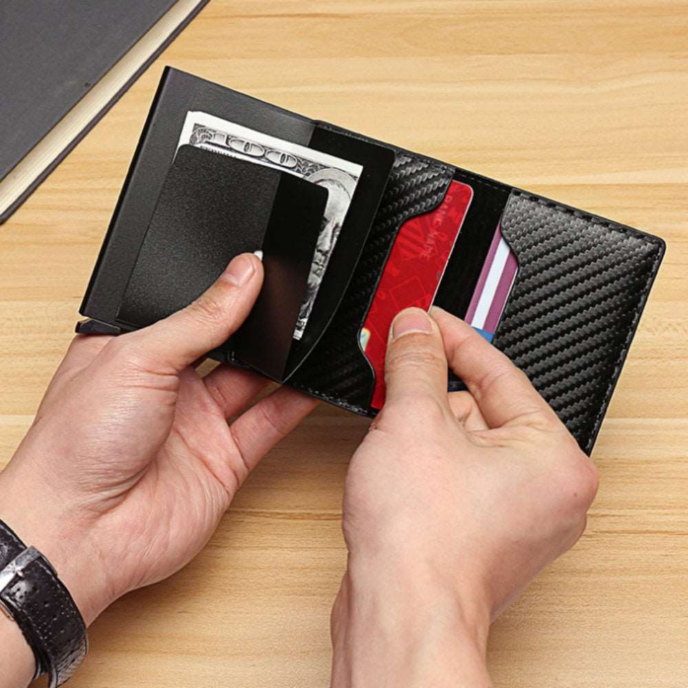 RFID Blocking Protected Credit Card Holder - Premium  from Shoponeer - Just $18.99! Shop now at Shoponeer