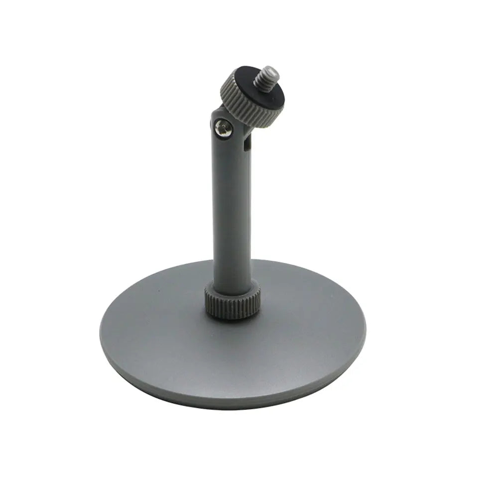 Gray adjustable stand on a white background