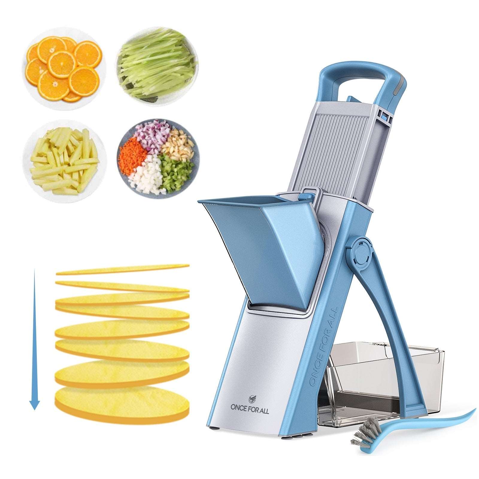 5 in 1 Mandoline Food Slicer - Premium  from Shoponeer - Just $47.99! Shop now at Shoponeer