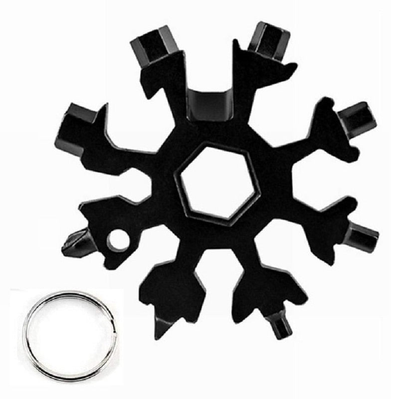 18-in-1 Stainless Steel Snowflakes Multi-tool