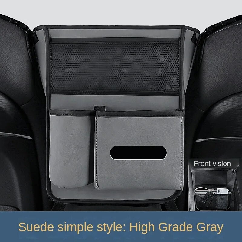 Large Capacity Leather Car Organizer - Premium  from Shoponeer - Just $23.99! Shop now at Shoponeer