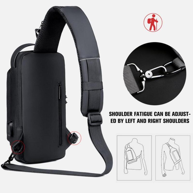 Anti Theft Crossbody Sling Backpack