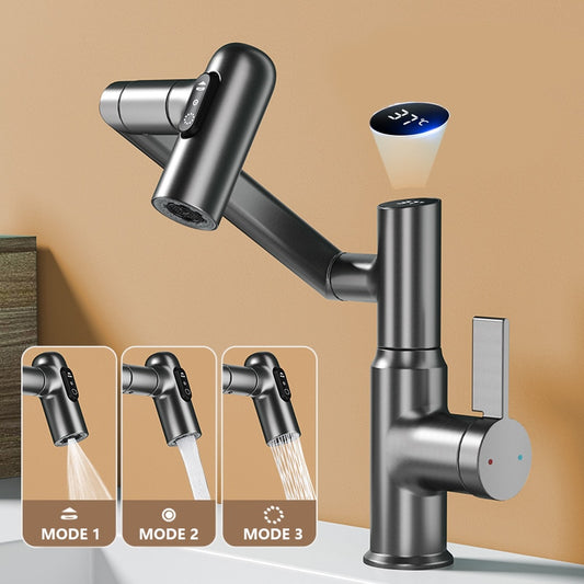 Digital Display LED 360 Rotation Faucet - Premium  from Shoponeer - Just $96.99! Shop now at Shoponeer