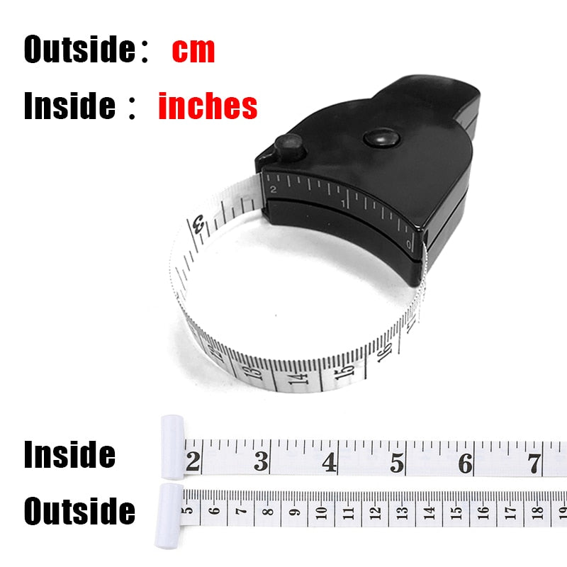 Retractable Body Tape Measure - Premium  from Shoponeer - Just $12.50! Shop now at Shoponeer