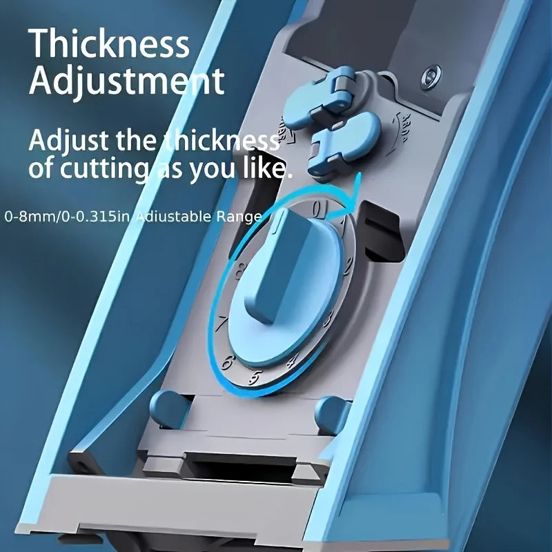 Adjustable Vegetable Slicer and Chopper – Safe Multi-Function Dicer with Julienne Modes