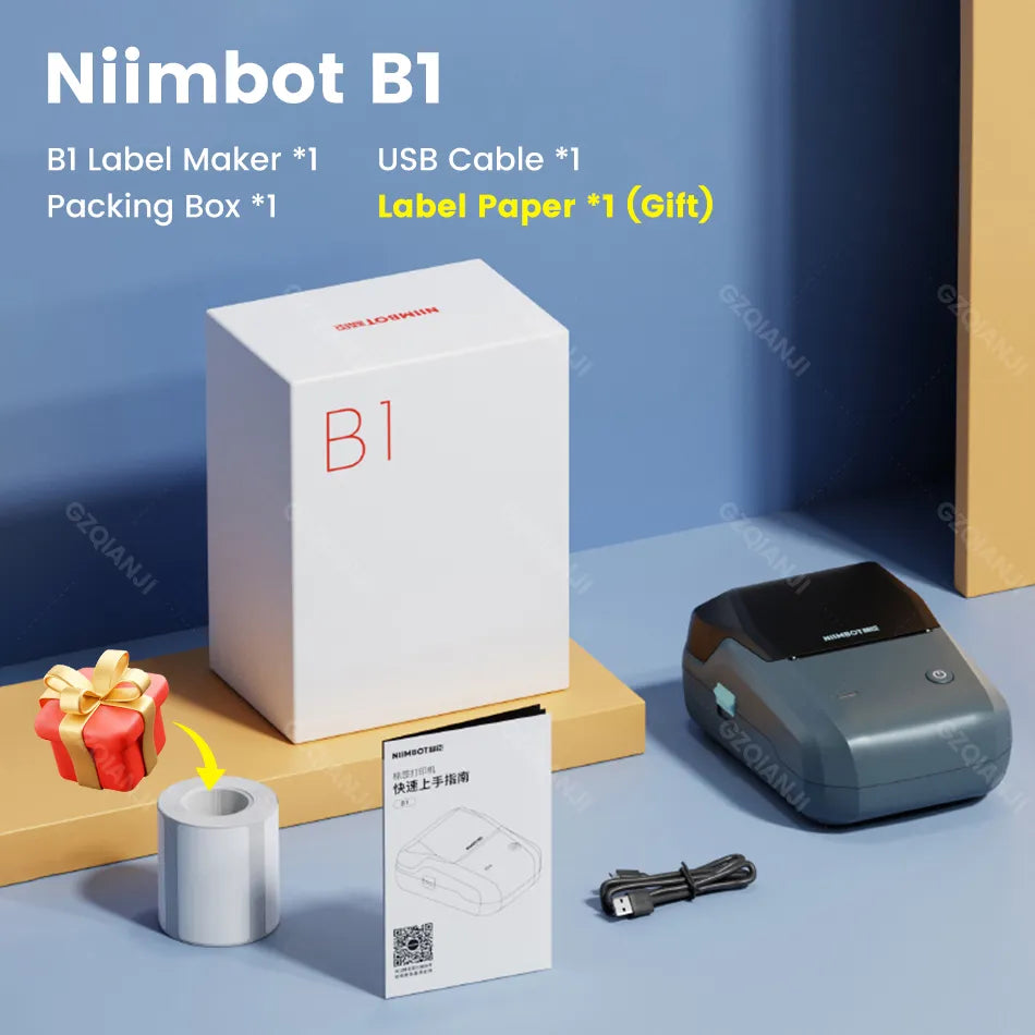 Niimbot Wireless Label Printer - Premium  from Shoponeer - Just $35.99! Shop now at Shoponeer