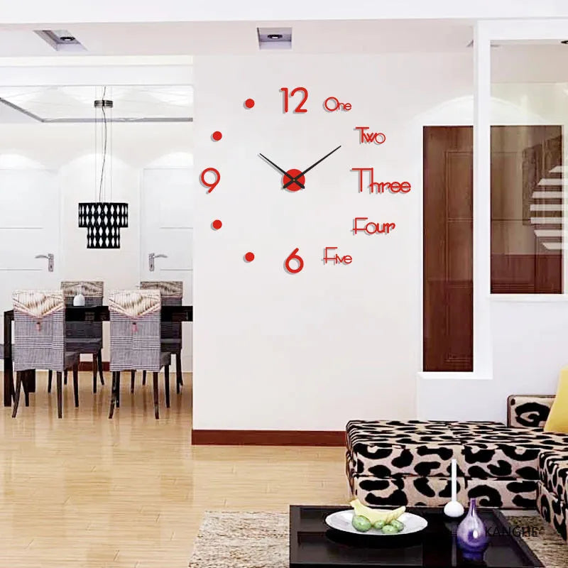 Large 3D DIY Wall Clock - Premium  from Shoponeer - Just $11.36! Shop now at Shoponeer