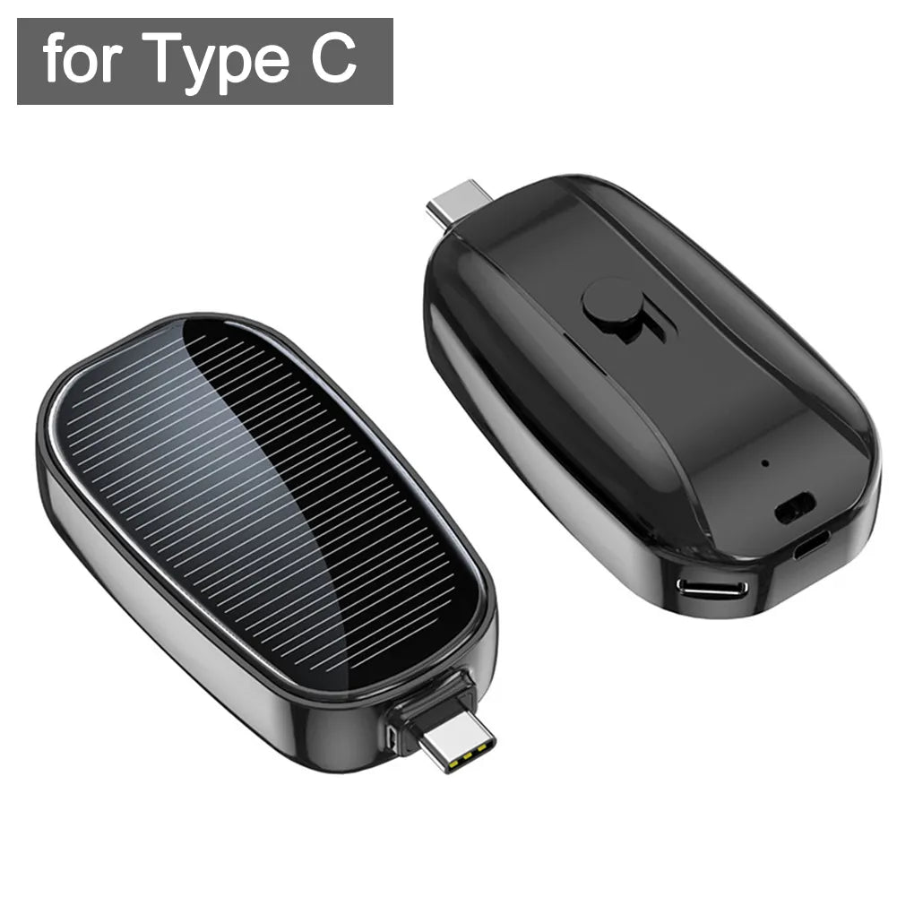 Portable Solar Power Bank Charger Keychain - Premium  from Shoponeer - Just $25.99! Shop now at Shoponeer