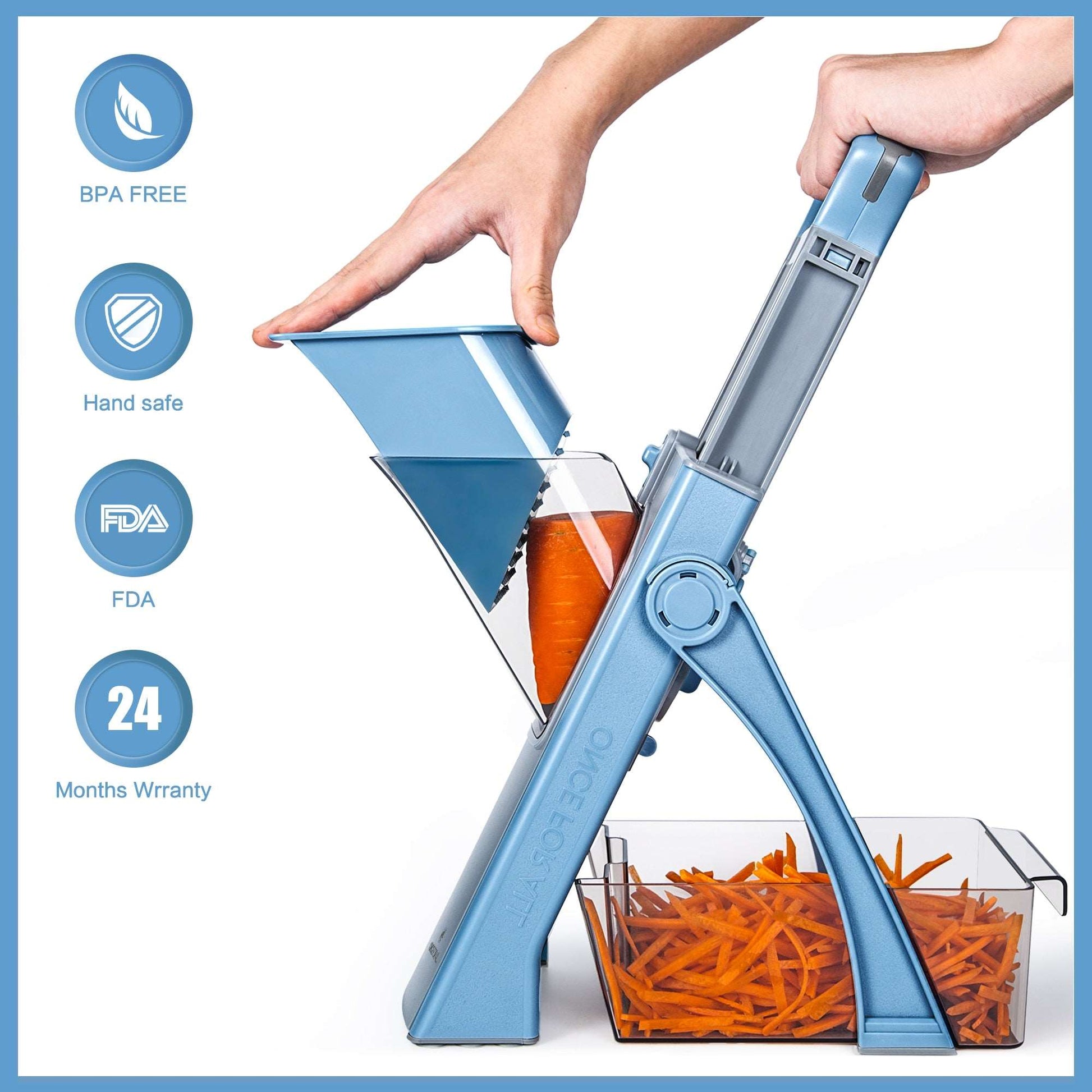 5 in 1 Mandoline Food Slicer - Premium  from Shoponeer - Just $47.99! Shop now at Shoponeer