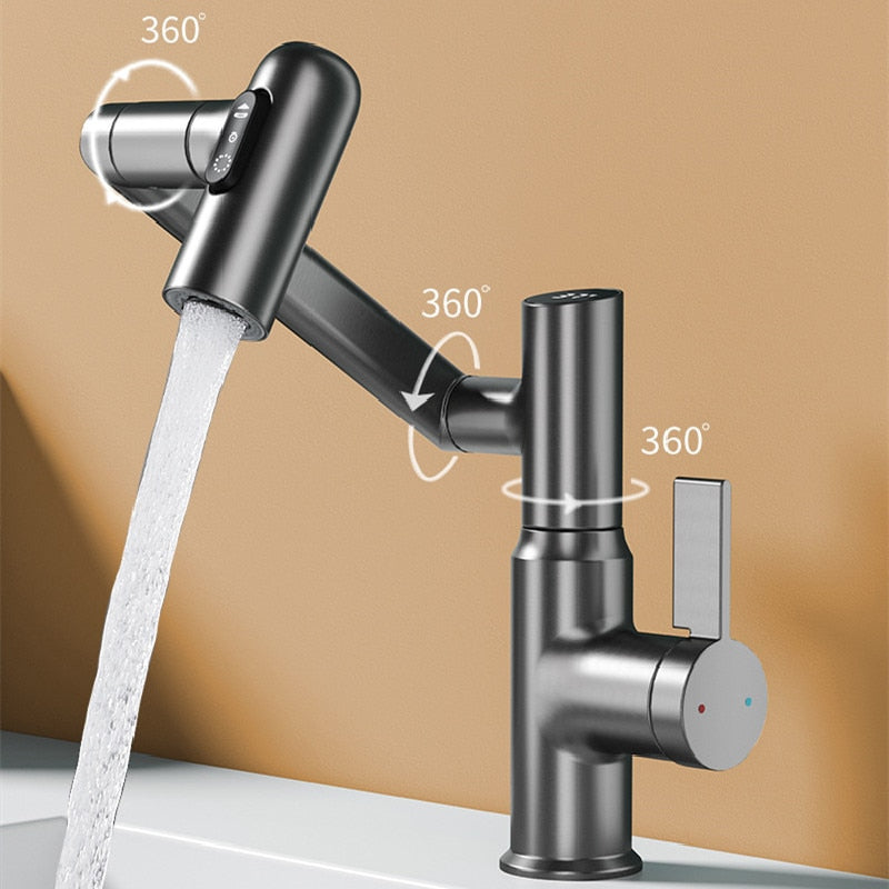 Digital Display LED 360 Rotation Faucet - Premium  from Shoponeer - Just $96.99! Shop now at Shoponeer