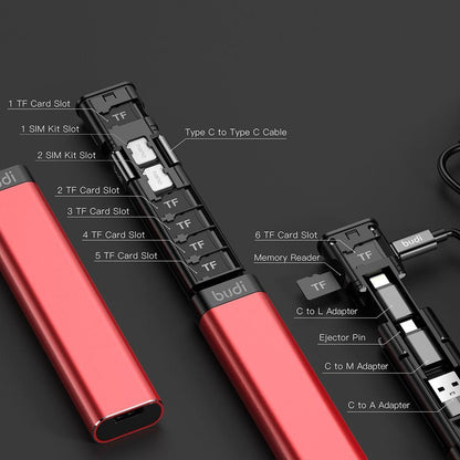 BUDI 9 in 1 UPGRADE SD Card Reader Cable