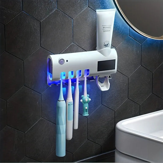 Wall Mounted UV Toothbrush Sanitizer - Premium  from Shoponeer - Just $32.99! Shop now at Shoponeer