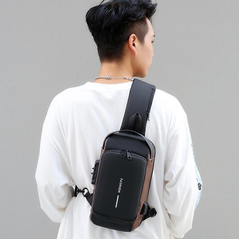 Anti Theft Crossbody Sling Backpack