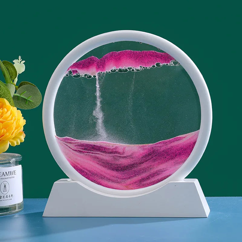 3D Moving Sand Art Hourglass Deep Sea Sandscape - Premium  from Shoponeer - Just $29.99! Shop now at Shoponeer