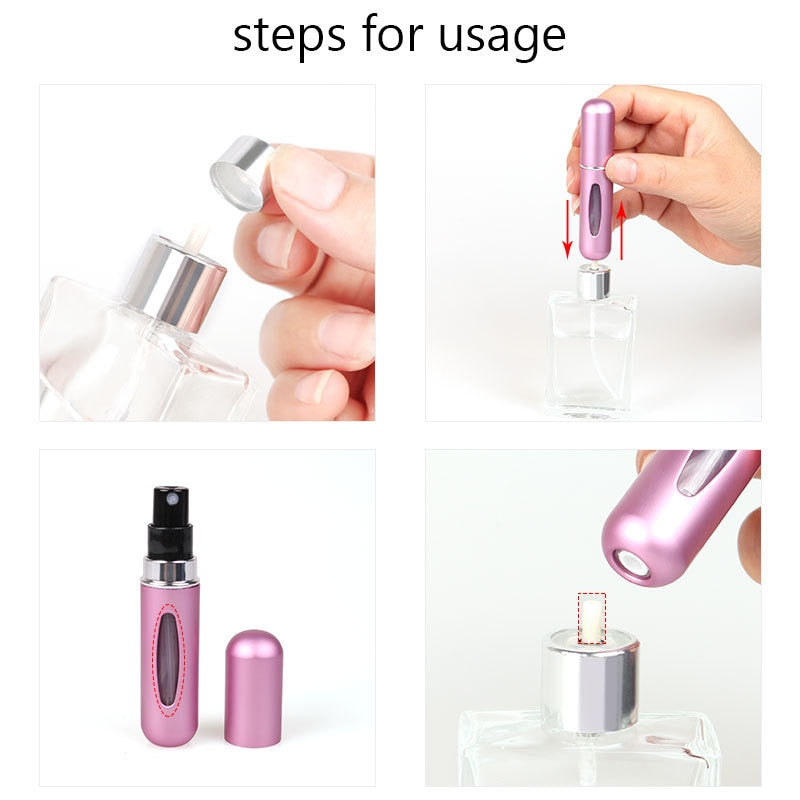 Mini 5ml Travel Perfume Refillable Atomizer