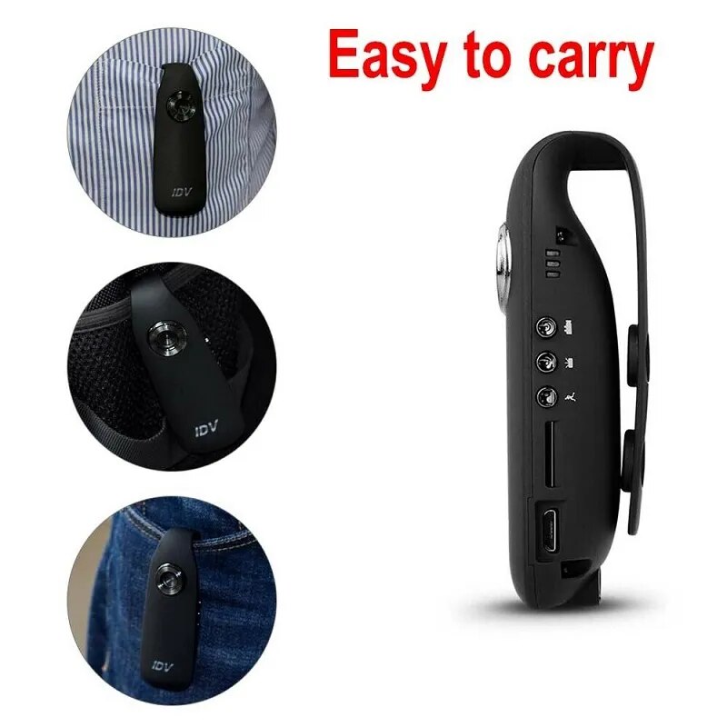 Wearable Pocket Mini DV Micro Camera - Premium  from Shoponeer - Just $31.59! Shop now at Shoponeer