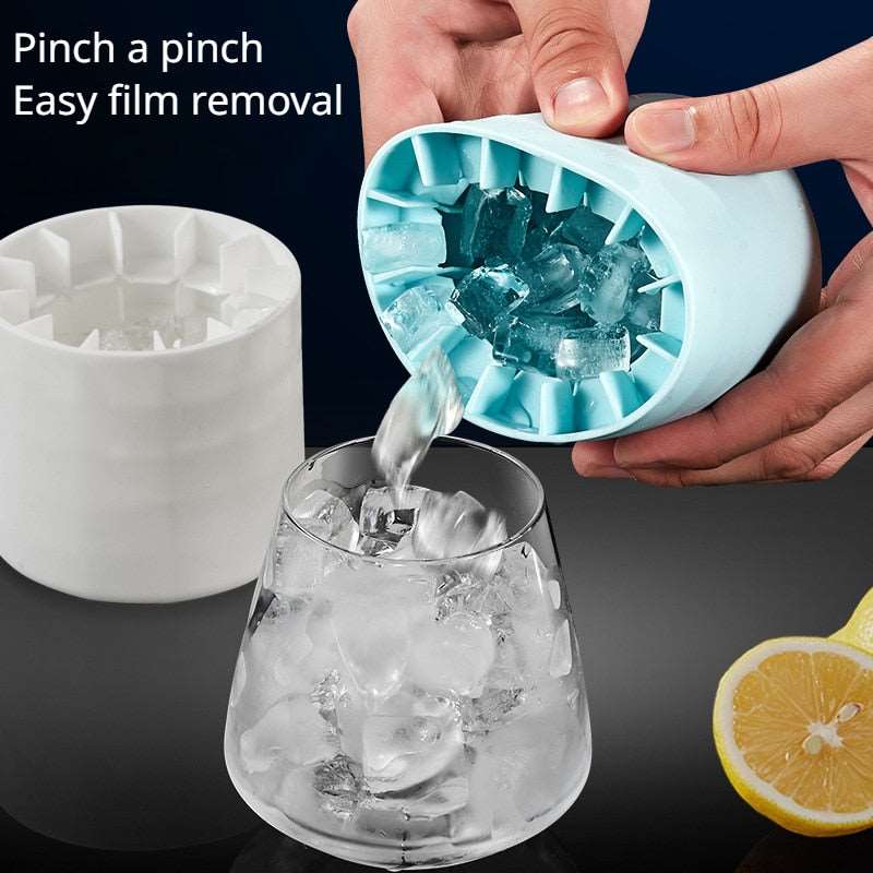 Silicone Mould Ice Cube Maker - Premium  from Shoponeer - Just $15! Shop now at Shoponeer