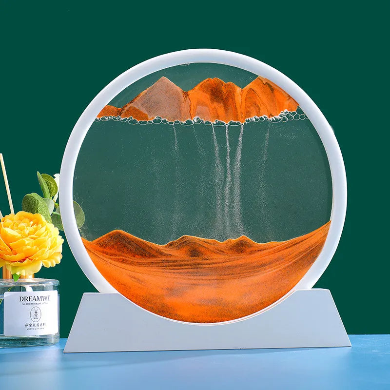 3D Moving Sand Art Hourglass Deep Sea Sandscape - Premium  from Shoponeer - Just $29.99! Shop now at Shoponeer