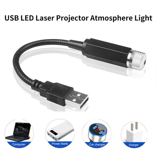 LED Car Roof Star Light Projector - Premium  from Shoponeer - Just $6.99! Shop now at Shoponeer