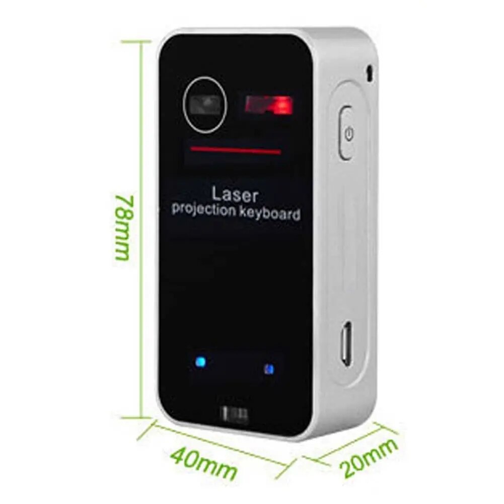 Portable Bluetooth Virtual Laser Keyboard Projector - Premium  from Shoponeer - Just $48.99! Shop now at Shoponeer