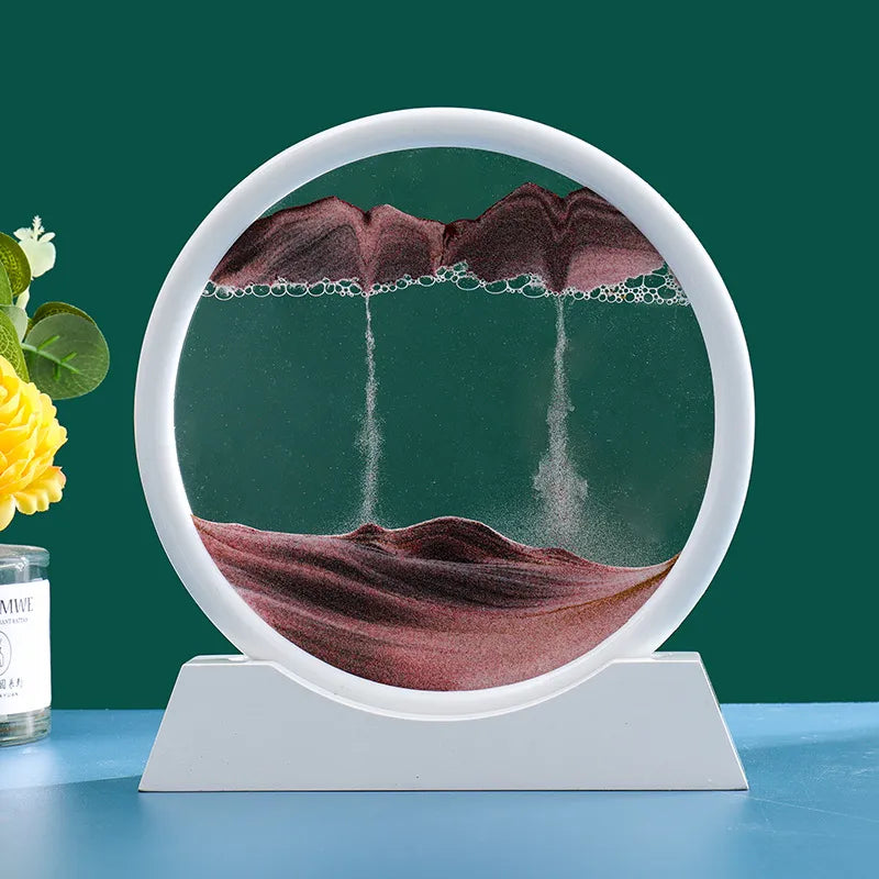 3D Moving Sand Art Hourglass Deep Sea Sandscape - Premium  from Shoponeer - Just $29.99! Shop now at Shoponeer