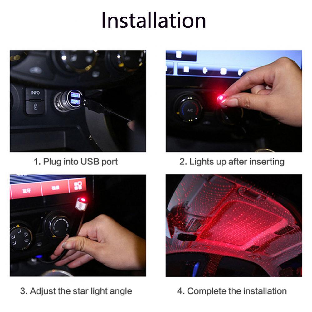 LED Car Roof Star Light Projector - Premium  from Shoponeer - Just $6.99! Shop now at Shoponeer