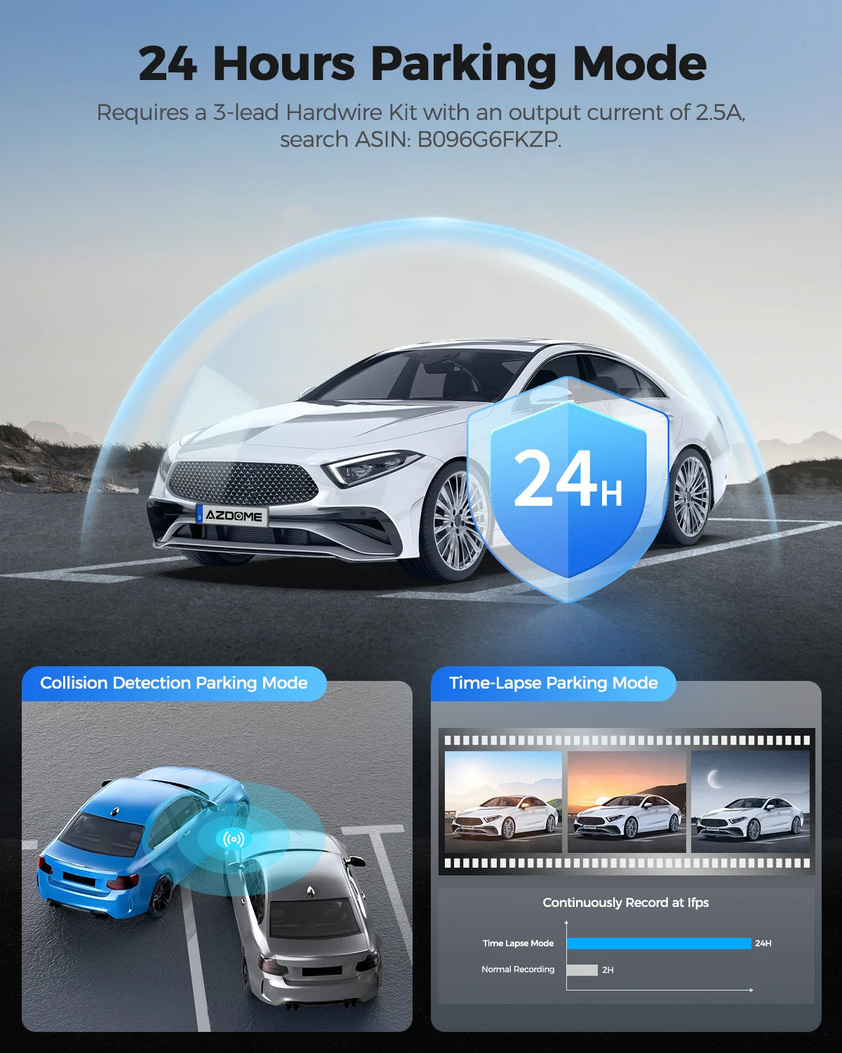 12-Inch WiFi Mirror Dash Cam – Dual Camera Front and Rear with Touch Screen and Night Vision