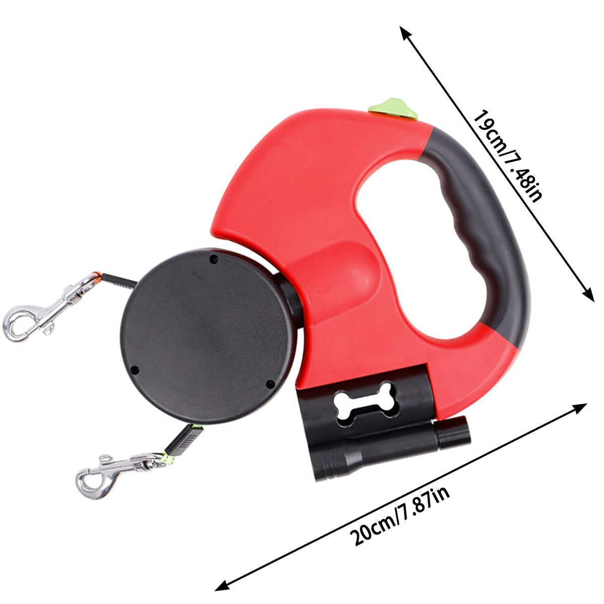 Automatic Dual Retractable Dog Leash - Premium  from Shoponeer - Just $44.80! Shop now at Shoponeer